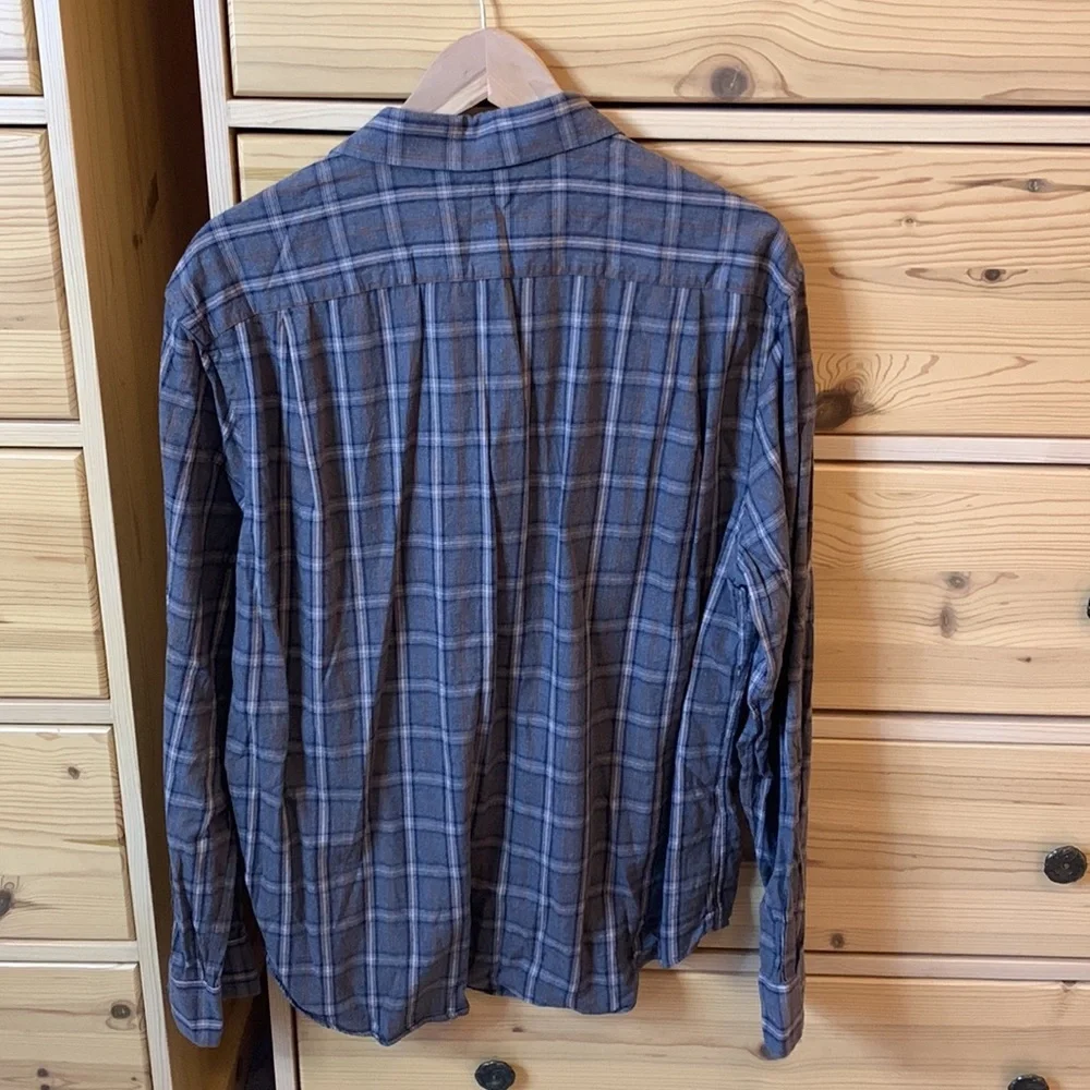 Jos. A. Bank Reserve Tailored Fit Cashmere Plaid Button Down Size Extra Large